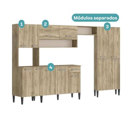 Imagem de Cozinha Completa Arizona Plus com Armário e Balcão Carraro