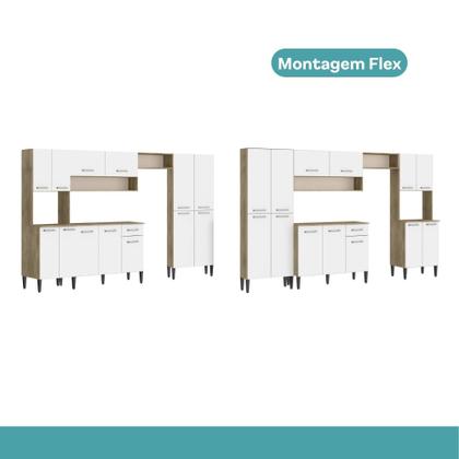 Imagem de Cozinha Completa Arizona Plus com Armário e Balcão Carraro