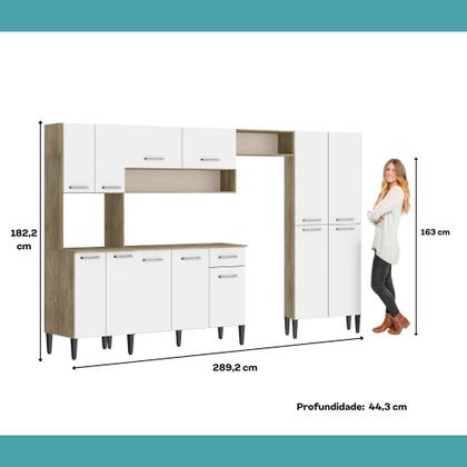 Imagem de Cozinha Completa Arizona Plus com Armário e Balcão Carraro