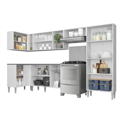Imagem de Cozinha Completa Armário e Balcão Xangai Zouk Multimóveis