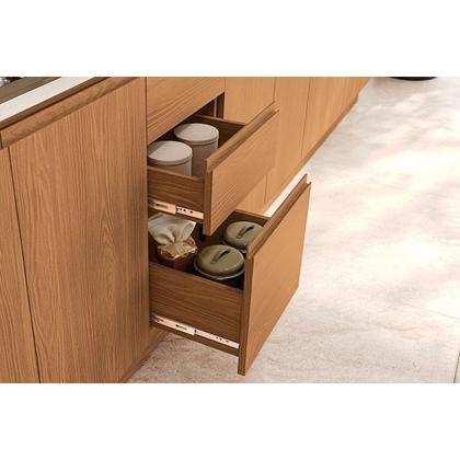 Imagem de Cozinha Completa Ciela 5 Peças (1Aéreo+2Balcões+2Complementos) C5P118 Canela/Azul Profundo - Kappesberg