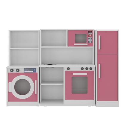 Imagem de Cozinha Completa Com Lavanderia Brinquedo Infantil 100% MDF