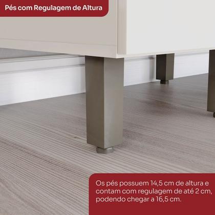 Imagem de Cozinha Completa Connect 10 Portas 2 Gavetas Off White - Henn