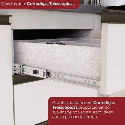 Imagem de Cozinha Completa Connect 10 Portas 2 Gavetas Off White - Henn