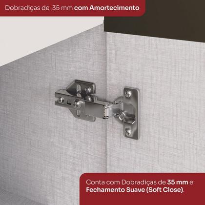 Imagem de Cozinha Completa Connect 10 Portas 2 Gavetas Off White - Henn