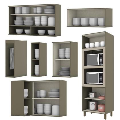 Imagem de Cozinha Completa de Canto 11 Peças Connect - Móveis Henn