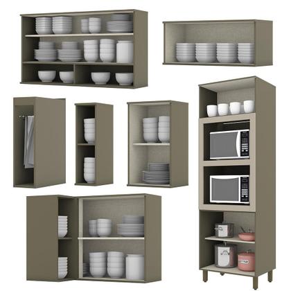 Imagem de Cozinha Completa de Canto 11 Peças Connect - Móveis Henn