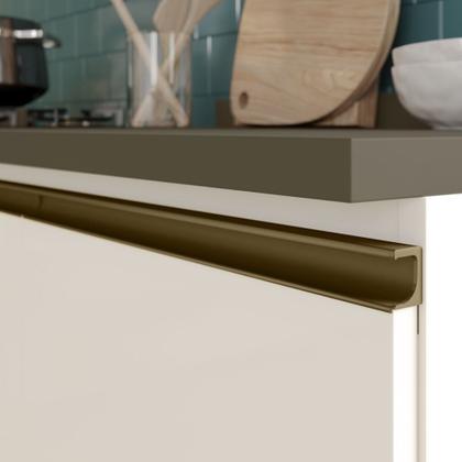 Imagem de Cozinha Completa de Canto 14 Portas 3 Gavetas Connect Henn - Off White