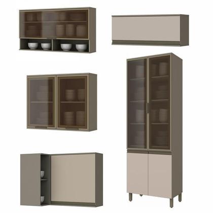 Imagem de Cozinha Completa de Canto 9 Peças Connect - Móveis Henn