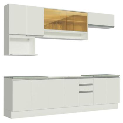 Imagem de Cozinha Completa Genova com Armário e Balcão sem Tampo e Pia