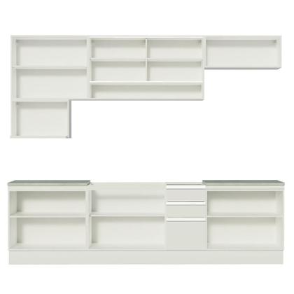 Imagem de Cozinha Completa Genova com Armário e Balcão sem Tampo e Pia