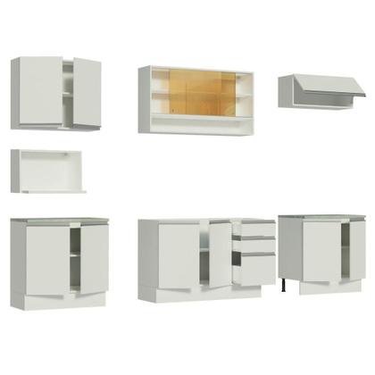 Imagem de Cozinha Completa Genova com Armário e Balcão sem Tampo e Pia