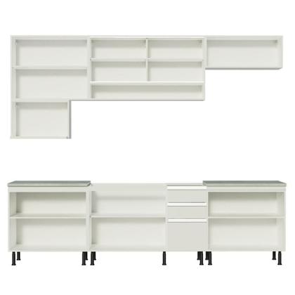 Imagem de Cozinha Completa Genova com Armário e Balcão sem tampo e pia