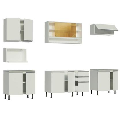 Imagem de Cozinha Completa Genova com Armário e Balcão sem tampo e pia