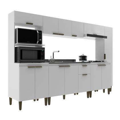 Imagem de Cozinha Completa Iara 13 Portas 1 Gaveta Branco - Jcarvalho