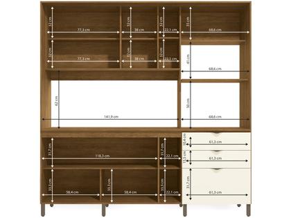 Imagem de Cozinha Completa Kappesberg com Balcão