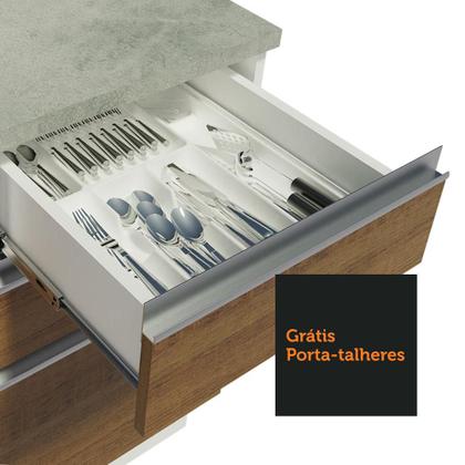 Imagem de Cozinha Completa Madesa Marcela Com Armário e Balcão (Sem Tampo e Pia)