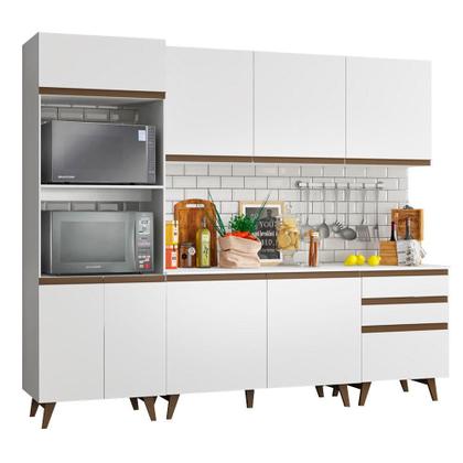 Imagem de Cozinha Completa Madesa Reims com Balcão - 8 Portas 3 Gavetas