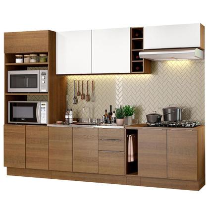 Imagem de Cozinha Completa Madesa Stella 290001 com Armário e Balcão