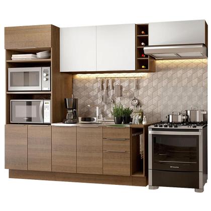 Imagem de Cozinha Completa Madesa Stella 290002 com Armário e Balcão