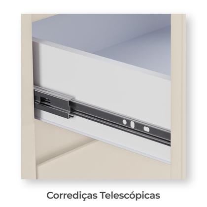 Imagem de Cozinha Completa Modulada Ágata 100% MDF com 2 Balcões 11 Portas e 6 Gavetas Tuboarte