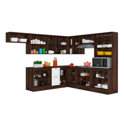 Imagem de Cozinha Completa Modulada Olivia 18 Portas 2 Gavetas