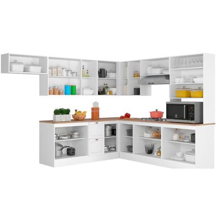 Imagem de Cozinha Completa Modulada Olivia 18 Portas 2 Gavetas
