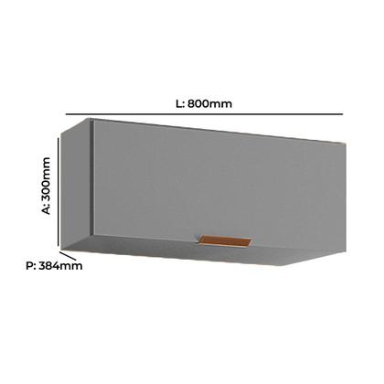 Imagem de Cozinha Completa Modulada Tuboarte Marta 100% MDF com 7 Portas e 1 Gaveta