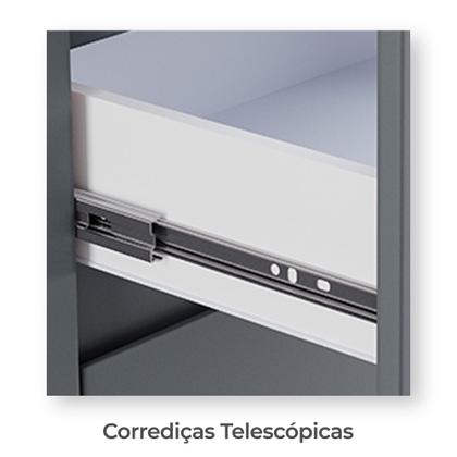 Imagem de Cozinha Completa Modulada Tuboarte Marta 100% MDF com 7 Portas e 1 Gaveta