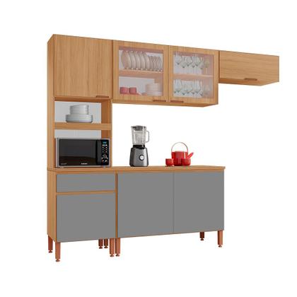 Imagem de Cozinha Completa Modulada Tuboarte Marta 100% MDF com 7 Portas e 1 Gaveta
