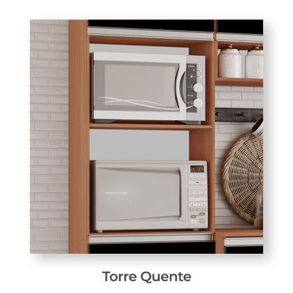 Imagem de Cozinha Completa Modulada Virginia New 100% MDF Tuboarte 7 Portas e 2 Gavetas