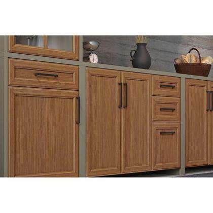 Cozinha Completa Nesher Camponesa 5 Peças Fendi/Freijó - Cozinha