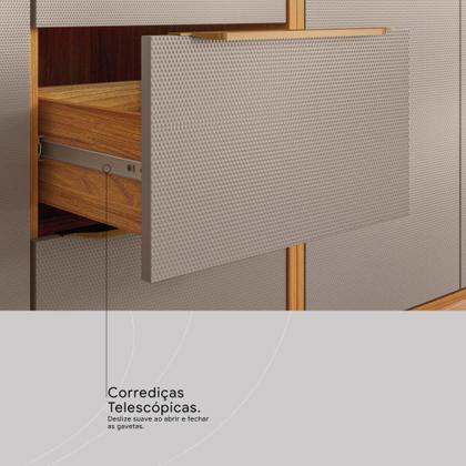 Imagem de Cozinha Completa Plena 12 Portas 4 Gavetas Cinamon/Nude - Demóbile