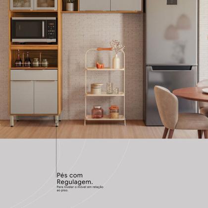 Imagem de Cozinha Completa Plena 7 Portas 1 Gaveta Cinamon/Nude - Demóbile