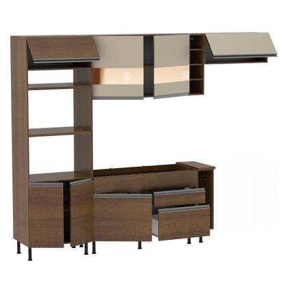 Imagem de Cozinha Completa Vicenza com Armário e Balcão + Tampo Madesa