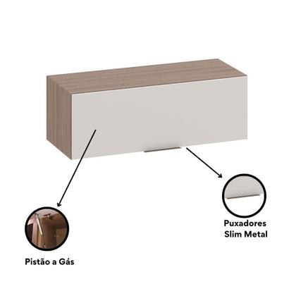 Imagem de Cozinha Criare 5 Peças com Paneleiro Duplo com 13 Portas e 2 Gavetas Poliman Móveis