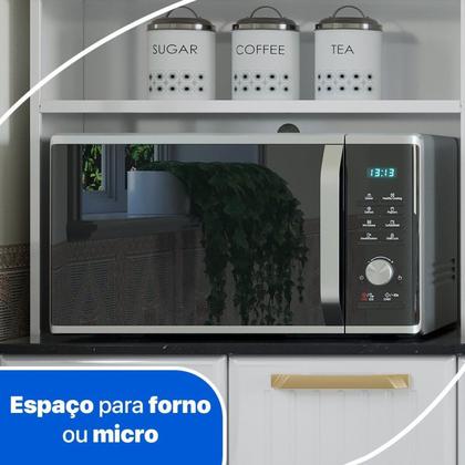 Imagem de Cozinha de Aço Compacta 4 Peças 12 Portas 1 Gaveta Diamante