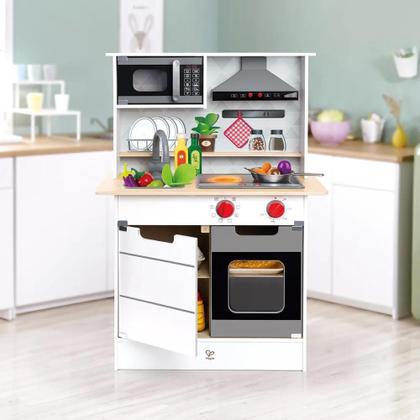 Imagem de Cozinha em Madeira Premium Infantil Branco - Hape