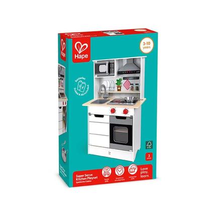 Imagem de Cozinha em Madeira Premium Infantil Branco - Hape