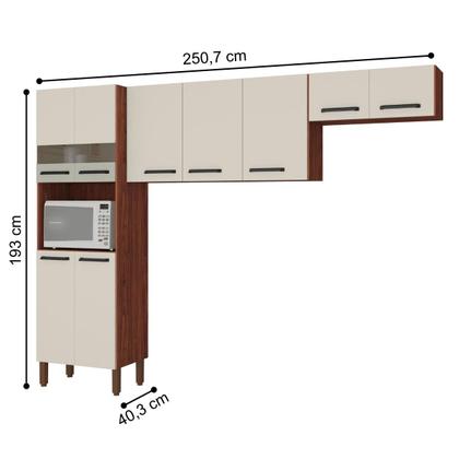 Imagem de Cozinha firenze Nogueira Off-White
