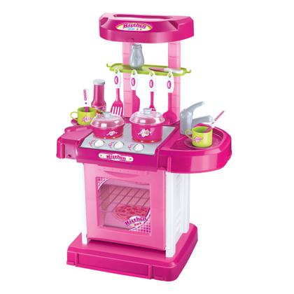 Imagem de Cozinha Infantil Brinquedo C/ Som e Luz Princess Replay Kids