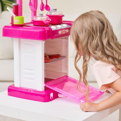 Imagem de Cozinha Infantil Brinquedo C/ Som e Luz Princess Replay Kids