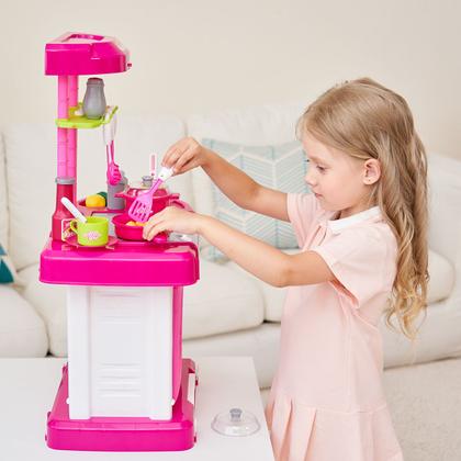 Imagem de Cozinha Infantil Brinquedo C/ Som e Luz Princess Replay Kids