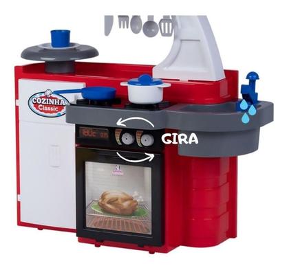 Imagem de Cozinha Infantil Classic Menino Armário Pia Fogão - Cotiplás