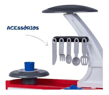 Imagem de Cozinha Infantil Classic Menino Armário Pia Fogão - Cotiplás