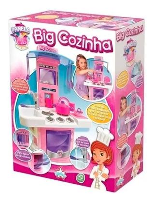 Imagem de Cozinha Infantil Completa C/ Pia Fogão Forno Sai Água - Big