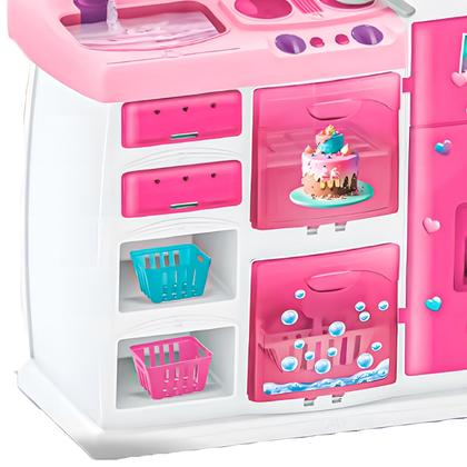 Imagem de Cozinha Infantil Master Magic Com 26 Acessórios Comidinha - Magic Toys