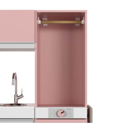 Imagem de Cozinha Infantil Rose Luli com Refrigerador Fogão Micro-Ondas e Máquina de  Lavar com Tabua Passar - Ofertamo