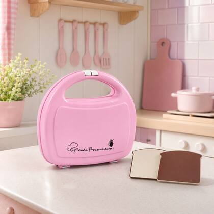 Imagem de Cozinha Infantil Sanduicheira Colorida Le Chef Para Menina Brinquedo Faz De Conta