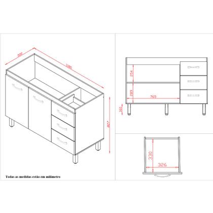 Imagem de Cozinha Íris Completa com Balcão Rosa e Cooktop 4 Bocas MB1 300cm